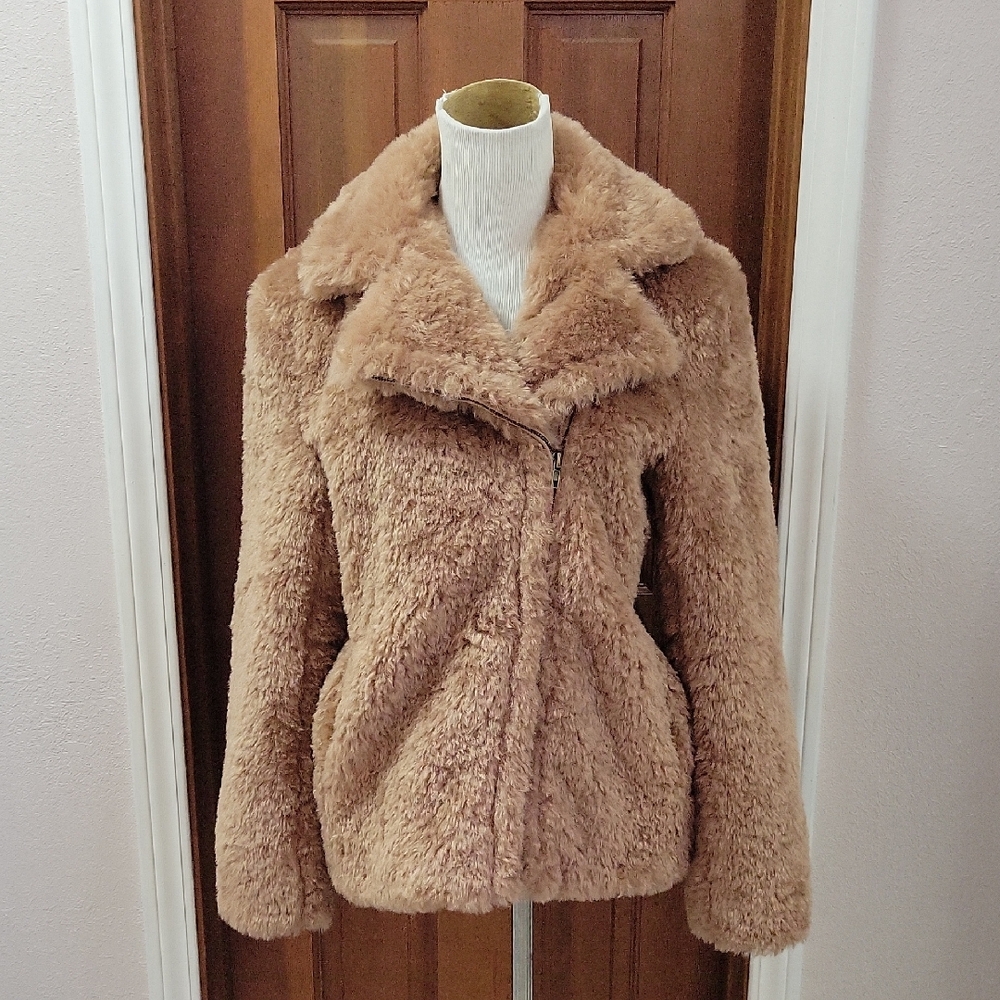 Plush Tan Teddy Jacket